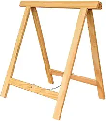 Cavalete de Madeira Pinus p/Bancada 80x80 cm c/ 1 Unid Gv Office