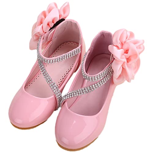 rismart Girls Mary Jane Shoes School Uniform Strap Dress Flats3