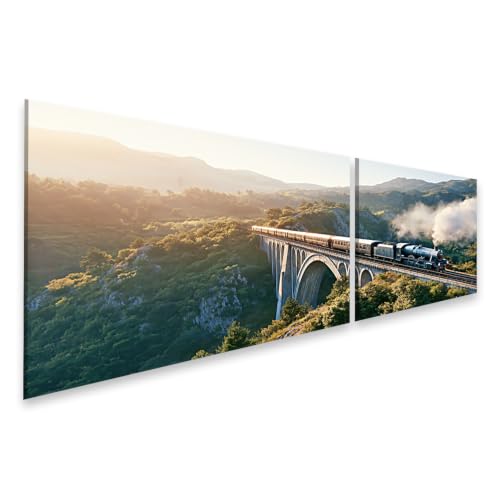 Impression sur toile train à vapeur pour revivre la magie des grands voyages