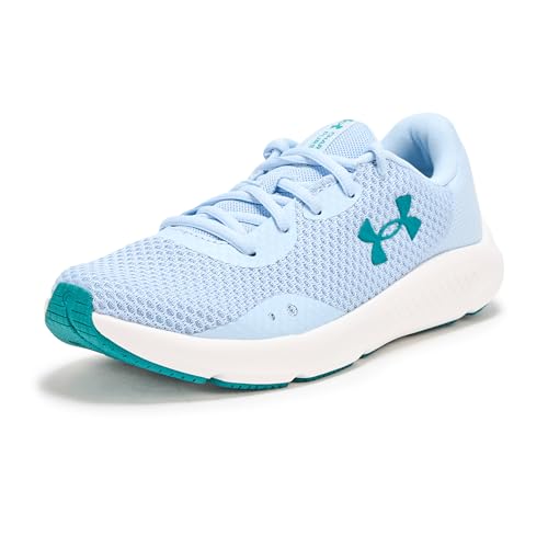 Image of Under Armour Women's Charged Pursuit 3 Running Shoe, (464) Nimbus Blue/Nimbus Blue/Coastal Teal, 7.5 UK
