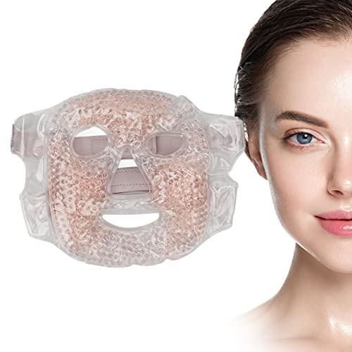 Masque Visage Froid en Poche de Glace Gel pour Thérapie par le Chaud et Care les Migraines Stress | Réduit Gonflement Des Yeux, Cernes Dos Tissu Des Gonflés Migraine Réutilisable Cover