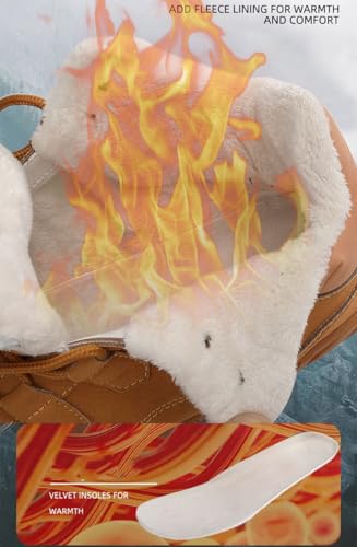 Glacia Barefoot Shoes for Men Women Winter, 2025 Wide Toe Warm Non-Slip Waterproof Winter Walking Shoes3