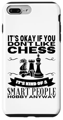 Chess Is For Smart People �`�F�X�v���C���[ �ʔ����`�F�X �X�}�z�P�[�X iPhone 7 Plus/8 Plus �p