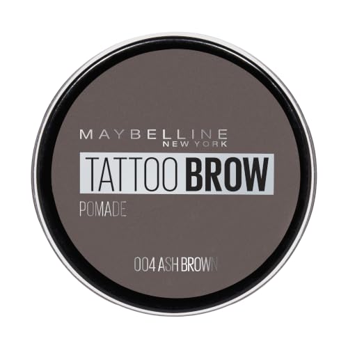 Maybelline New York Augenbrauenfarbe Wasserfest und langanhaltend Tattoo Brow Pomade 004 Ash Brown 3 5 ml