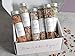 Handmade Bath Salt Gift Set 6 Pack, All Natural, Scented with Essential Oils, Gift for Women
