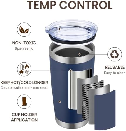 MEWAY 20oz Tumbler Double Wall Vacuum Insulated Travel Mug Bulk, Mix Color Stainless Steel Tumblers with Lid and Straw, Durable Powder Coated Coffee Cups for Cold & Hot Drinks