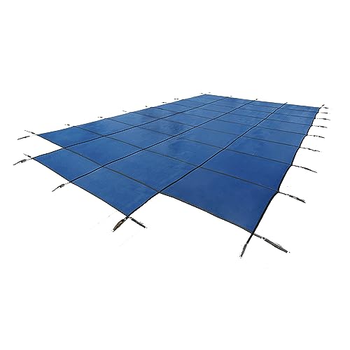 18-Year Mesh 16-ft x 32-ft In-Ground Pool Safety Cover with 4-ft x 8-ft Center Step - Blue (B00E9PUKRU) Amazon Price History, Amazon Price Tracking