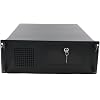 4U Server Chassis Server Case Rack Mount Case 4U Wall Mount Network Server Cabinet 7 x 3.5 HDD Drive Bay 7 x PCI Slots & Locking Door Side Panel
