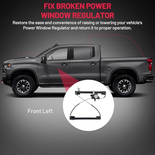 Image of BDFHYK 751-980 Power Window Regulator with Motor Front Left Compatible with Nissan Pathfinder 2014-2015, Compatible with Nissan Pathfinder 2013-2021