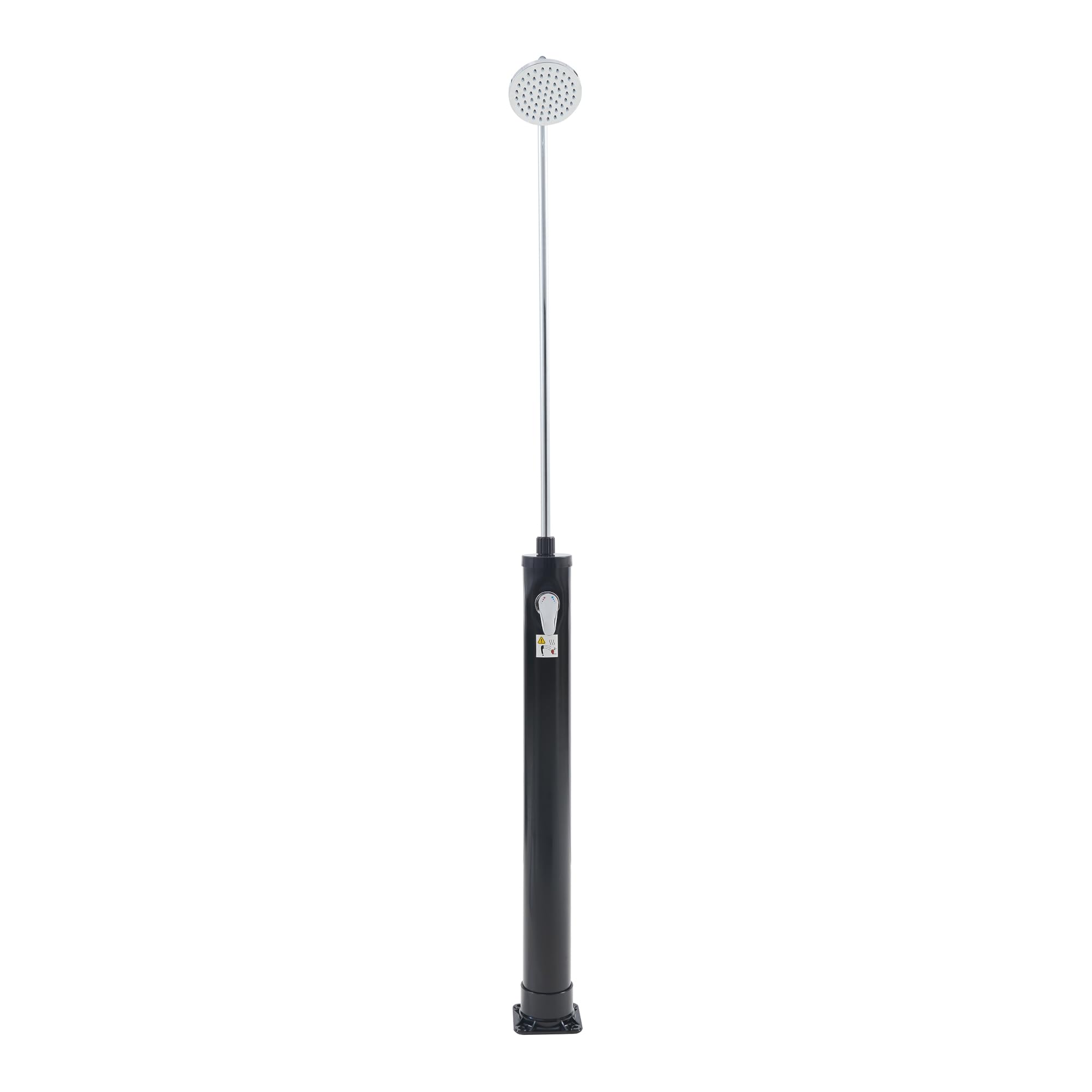 casa.pro Douche Solaire de Jardin Extérieure Réservoir d'Eau 9 L avec Pommeau de Douche Pivotant Température Réglable Max. 60°C sans Raccordement Électrique Économie d'Énergie Résistant Jardin Piscine