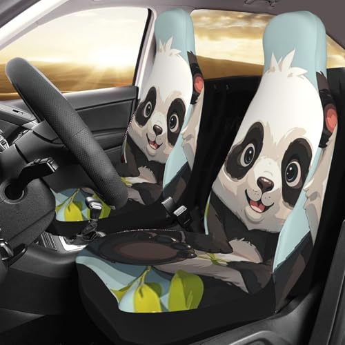 Housses de siège de voiture panda lavables - Protégez vos sièges de SUV des taches