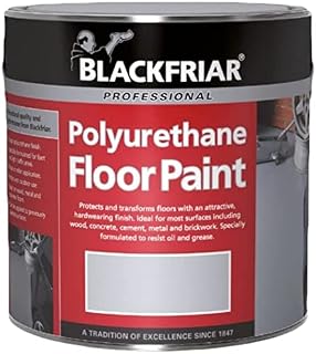 Blackfriar Hard-Wearing Polyurethane Floor Paint Light Grey 1L