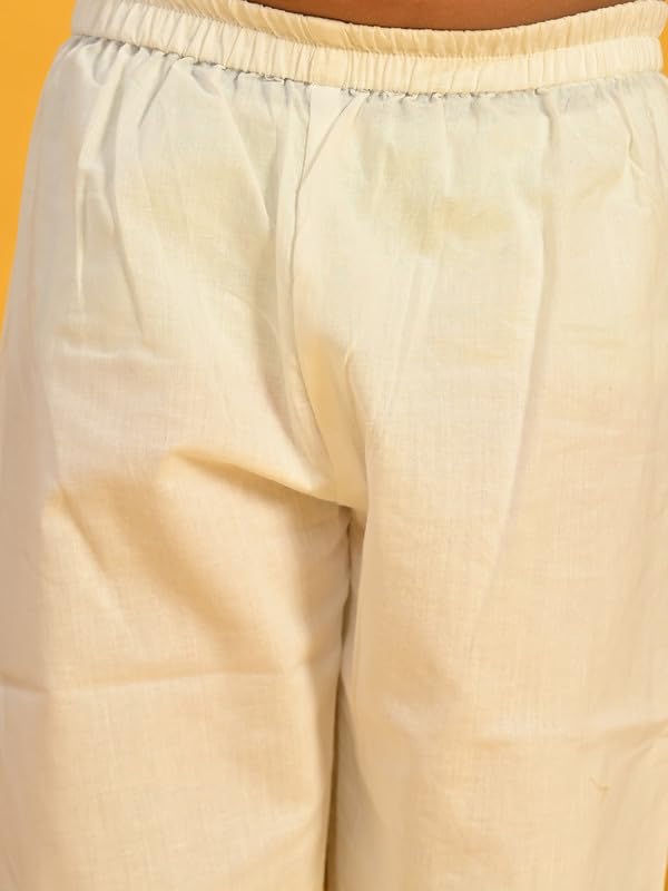 Image of Saka Designs Boy's Embroidered Kurta & Pyjamas - Red