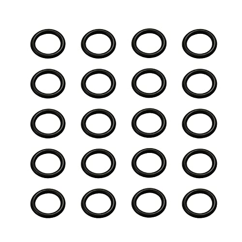 Othmro ニトリルゴムOリング Oリング 1mm幅 5mm内径 7mm外径 50個入り Oリングオイルシール 黒 ニトリルゴムリング スケルトンオイルシールリング ニトリルゴムリング製 O型 ブラック 配管 空気圧メンテナンス 油圧 給水ホース フィルター ガレージメンテナンス 高圧洗浄機 絶縁 耐熱性 耐油性