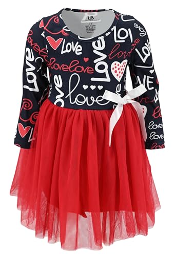 Image of Girls Long Sleeve Tulle Tutu Dresses for Kid and Toddler