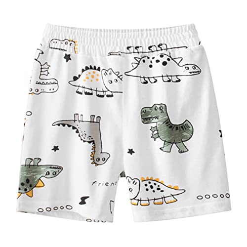 Moonker Toddler Boys Pattern Printed Shorts Elastic Waist Light Thin Stretchy Soft Trendy Short Pants Cute Comfy