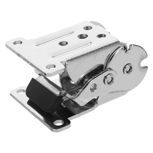 SOPOTUTU 2 piezas Bisagras Autoblocantes para Patas Mesa Plegables Soporte Metálico Resistente de Grados Mecanismo para Muebles Versátiles de Acero Reforzado