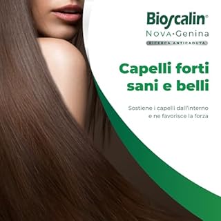 Bioscalin NOVA:Genina Integratore Alimentare per Capelli con Attivi Naturali, Favorire la Forza dei Capelli per Donna e Uomo, Senza Glutine, Naturalmente Privo di Lattosio, 60 Compresse