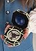 Jack Sparrow Compass Prop - Plastic Case with Faux Rawhide Cord Necklace, 3 Inches, Officially Licensed Standard