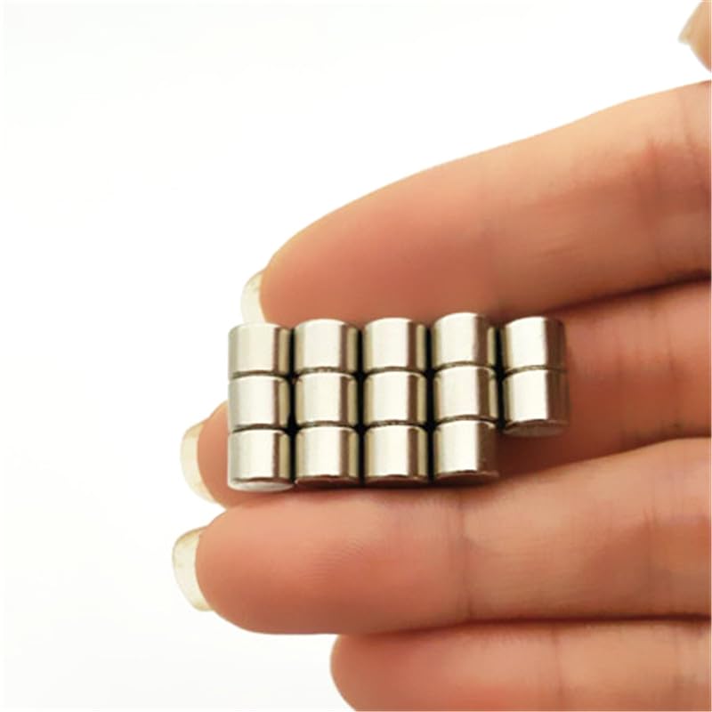 20/50/100 imanes redondos de 6 x 4 mm, 6 mm x 4 mm de diámetro de neodimio, 6 x 4 mm (50 unidades)