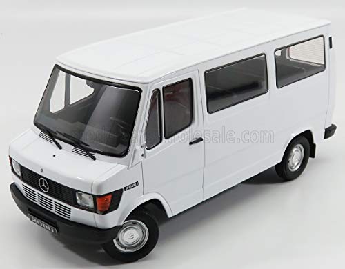 KK-Scale Mercedes-Benz T1 TN 208 D Transporter Personen Weiss 1977-1995 1/18 Modell Auto mit individiuellem Wunschkennzeichen