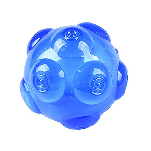 Keysui Boule pour Animal de Compagnie, Caoutchouc Durable Jouet Interactif pour la Formation le Jouet D'animal de Compagnie Boules Chien à Mâcher Cover