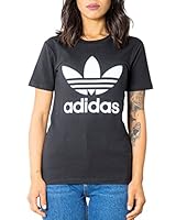 adidas Trefoil Tee Women's T-Shirt, Black, Small