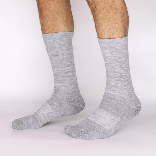 Pacas Mens Alpaca Lightweight Crew 3-Pack Socks2