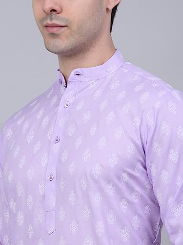 Image of Jompers Men's Cotton Regular Fit Casual Kurta