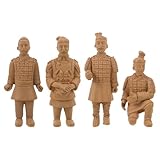 Matériaux pvc pour une : fabriquées en pvc, ces statues miniatures garantissent des couleurs éclatantes et une grande stabilité. elles constituent des objets décoratifs pour étagères et bureaux, ainsi que des figurines miniatures de guerriers en terre cuite