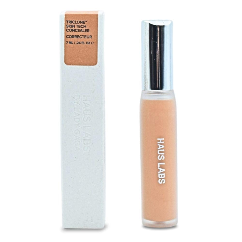HAUS LABS BY LADY GAGA Triclone Skin Tech Hydrating De-puffing Concealer with Fermented Arnica 32 Medium Golden