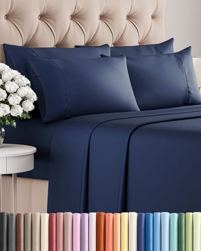 Queen 6 Piece Sheet Set - Cooling & Breathable Bed