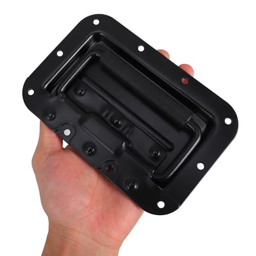 Asa de resorte para flight case con mango negro ergonómico de 8 mm 3