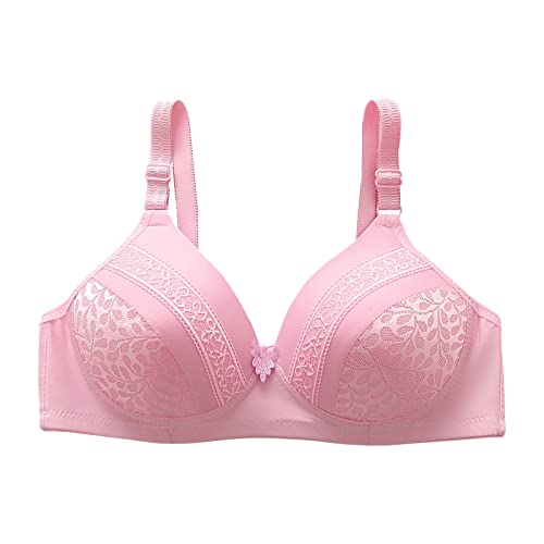 Soutien-gorge push-up sans armature pour éliminer les douleurs rose bonnet C