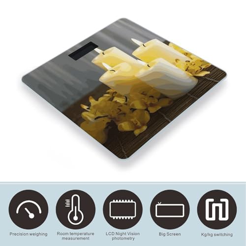 Báscula Digital de Baño con Pantalla LED Clara miniatura 3