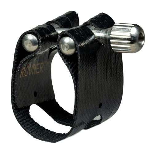 Rovner Ligature & Plastic Cap for Alto Standard Saxophone - Light Ligature for Metal Mouthpiece...