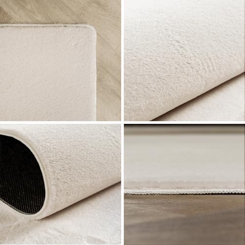 Tapis Crème 200x280 Antidérapant Lavable SIMPEX