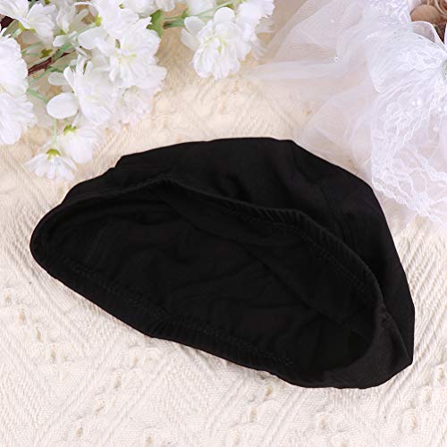 FRCOLOR 4Pcs Peruca Tampas Spandex Poliéster Dome Caps Chapéus para Fazer Perucas Hairnets Stretchab