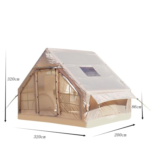 Carpa inflable portátil para camping, rápida apertura miniatura 6