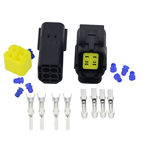 CNLW 5 Sets/Kit 4 Pin 1.8mm Series Connector DJ70416Y-1.8-11/21 Waterproof Electrical Wire Connector oxygen sensor connector plug Automobile Connector 174257-2&174259-2