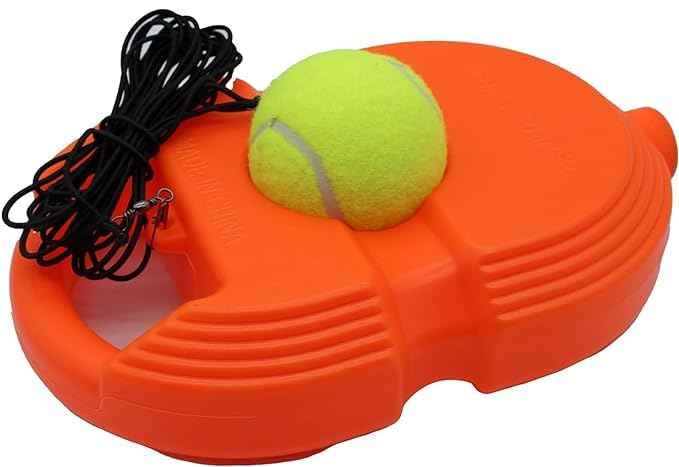 Tennis Trainer Rebound Ball |Solo Tennis Training Equipment or Kids | Self-Pracitce | Portable Tennis Rebounder Kit,(No Racket Included) | Orange Color (B0D33VLMGY) Amazon Price History, Amazon Price Tracker