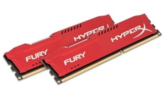 Kingston HyperX FURY 8GB Kit (2x4GB) 1866MHz DDR3 CL10 DIMM - Red (HX318C10FRK2/8)