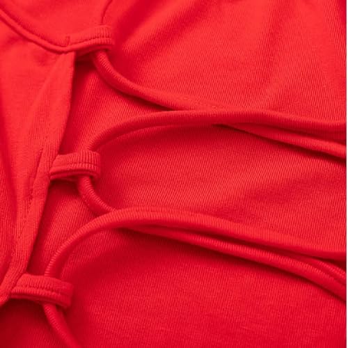 Robe de vacances sans manches rouge la solution fraîcheur contre la chaleur de lété - 6
