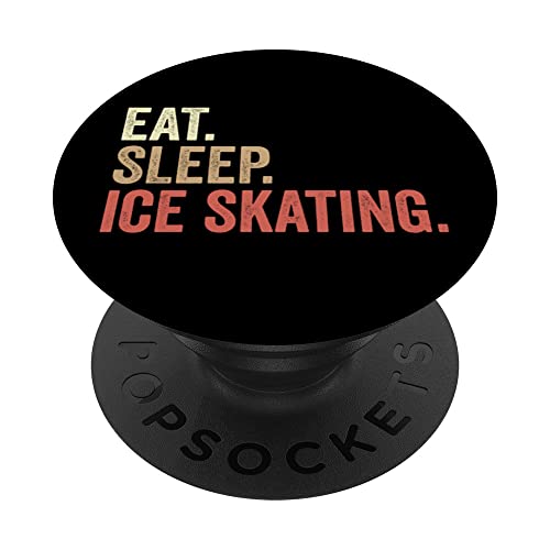 Funny Ice Skating Lovers Men Women Kids Figure Ice Skater PopSockets PopGrip Intercambiable