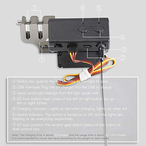 Rcgeek Compatible Dji Phantom 4 Drone Clip Drop Kit Payload Delivery Drop Transport Device Drone Release Fishing Bait Carrying Wedding Proposal Device Double Release Thrower Pin Phantom 4 Pro/Adv/Pro+ #TOP3