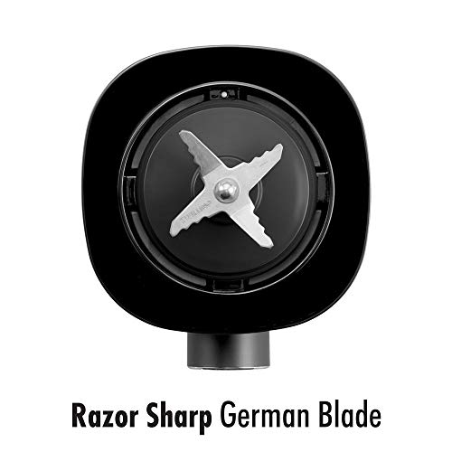 Zwilling Enfinigy Personal Blender, Piranha Teeth Cross Blade For Ultimate Blending, Smoothies, Shakes And More, 20 Fl Oz Breakproof Travel Cup With Lid, Bpa Free, Black #TOP3