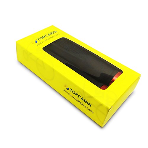 Image of TOPCABIN Ergonomic Bike Grips - Widen Holding Rubber Grips with Aluminum LockGrips for Mountain & Road Bikes