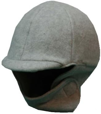 Fleece Equestrian Riding Helmet Cover - Grey