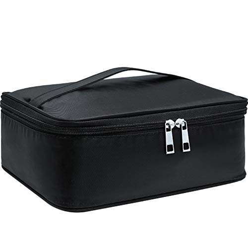 Narwey Travel Makeup Bag Large Cosmetic Bag Makeup Case Organizer For Women (Black-New) #TOP1