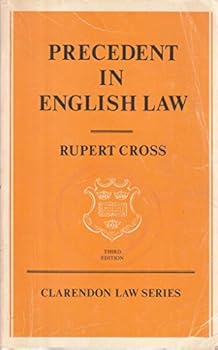 Paperback Precedent in English Law (Clarendon Law Series) Book